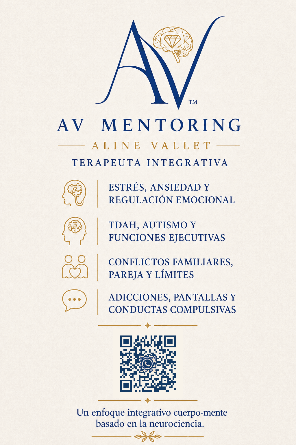 Tarjeta AV Mentoring en español