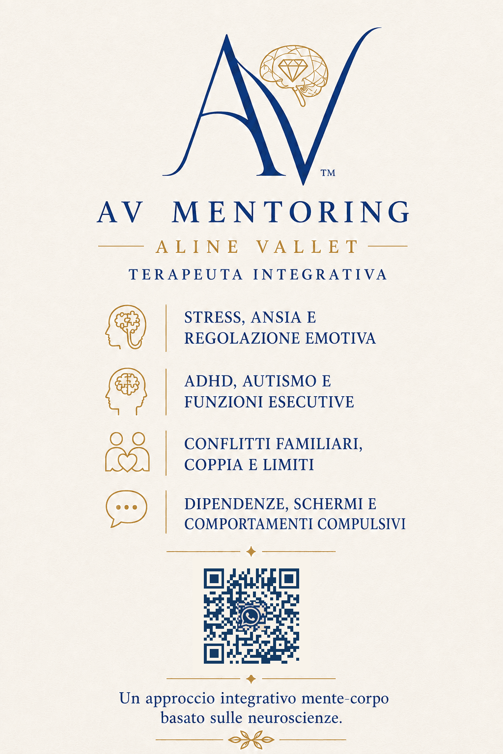 Biglietto AV Mentoring in italiano